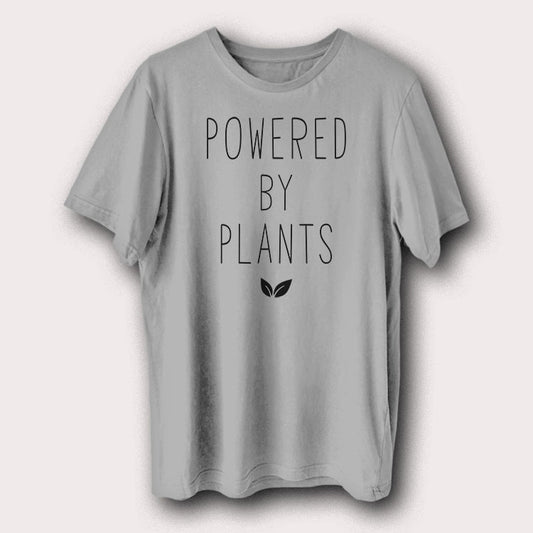 Powered By Plants Vegan Vegetarian Men's T-Shirt