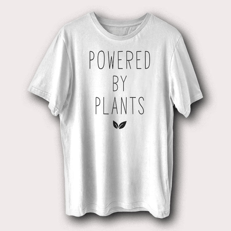 Powered By Plants Vegan Vegetarian Men's T-Shirt