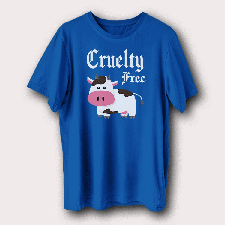 Cruelty Free Cute Cow Vegan Vegetarian Men's T-Shirt