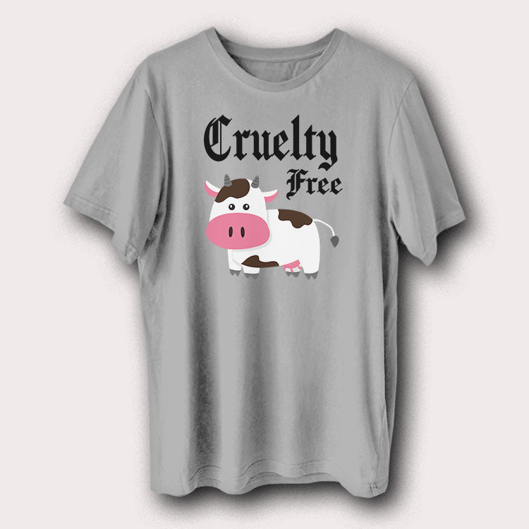 Cruelty Free Cute Cow Vegan Vegetarian Men's T-Shirt