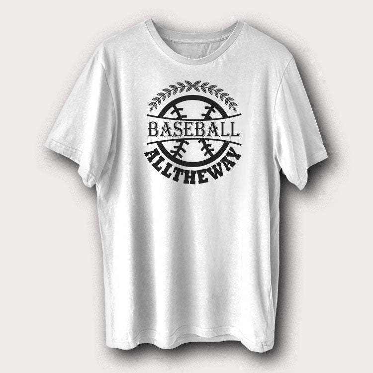 Baseball All The Way Baseball Player Men's T-Shirt