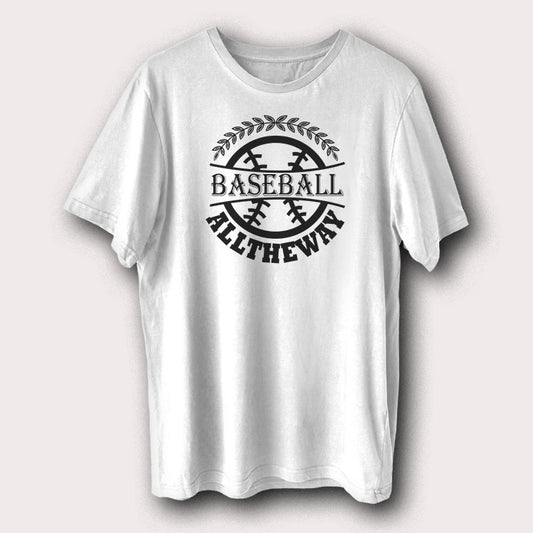 Baseball All The Way Baseball Player Men's T-Shirt