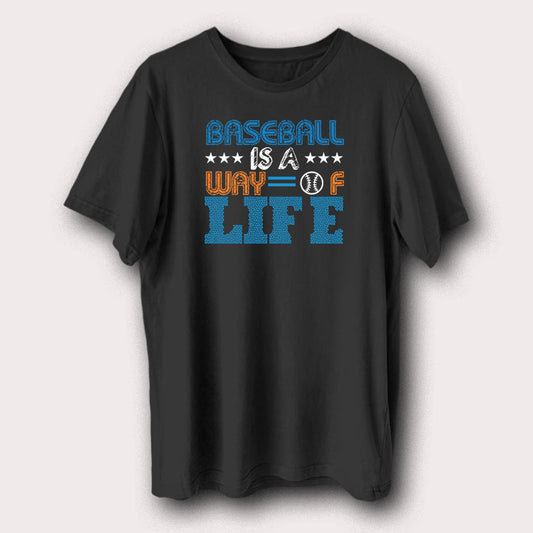 Baseball Is A Way Of Life Baseball Player Men's T-Shirt