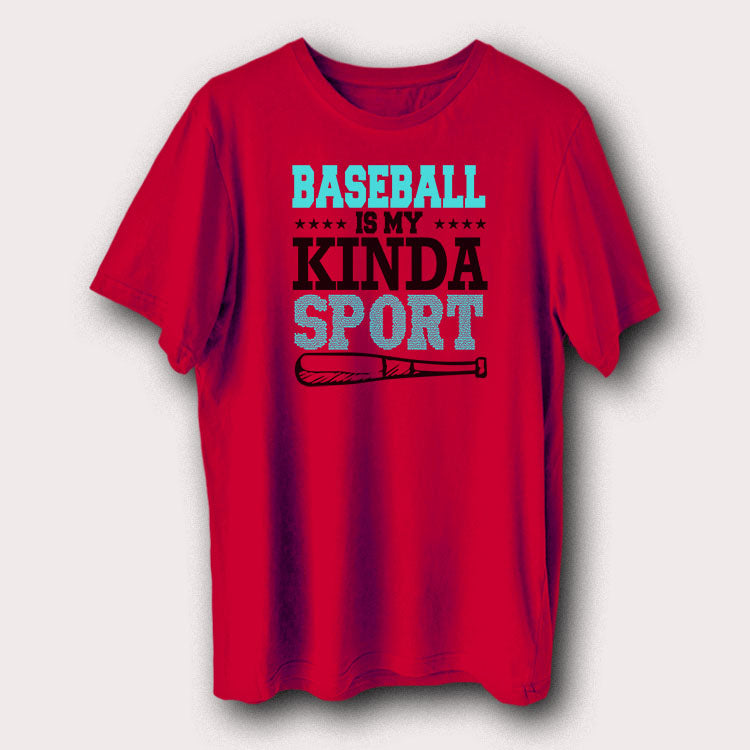 Baseball Is My Kinda Sport Baseball Fan Men's T-Shirt