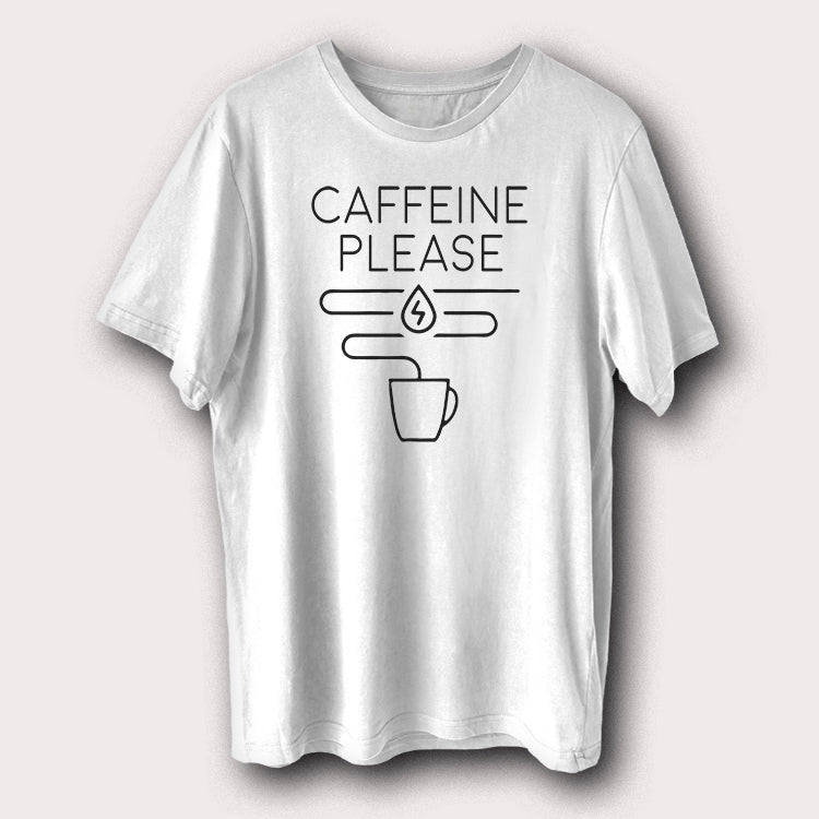 Caffeine Please Coffee Cup Coffee Lover Men's T-Shirt