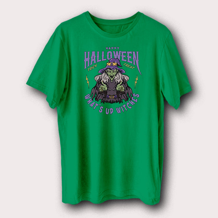 Happy Halloween What’s Up Witches Scary Ghost Halloween Men's T-Shirt