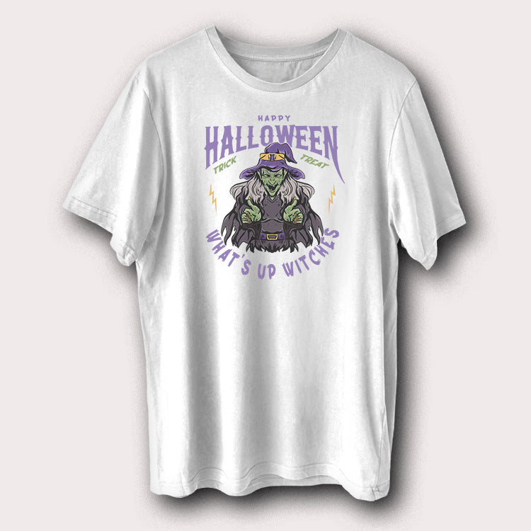 Happy Halloween What’s Up Witches Scary Ghost Halloween Men's T-Shirt