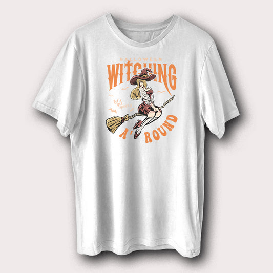 Halloween Witching A’ Round Lets Get Spooky Halloween Men's T-Shirt