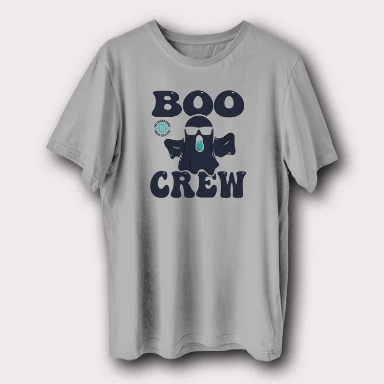 Boo Crew Ghost Funny Halloween Men's T-Shirt