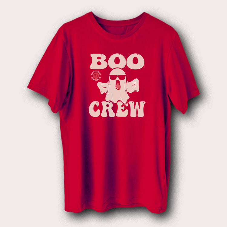 Boo Crew Ghost Funny Halloween Men's T-Shirt