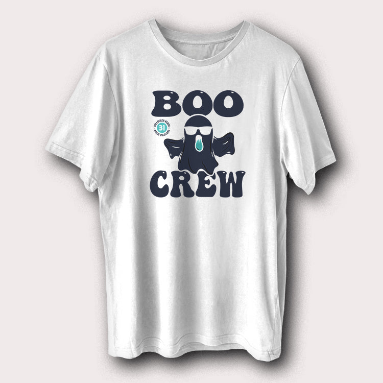 Boo Crew Ghost Funny Halloween Men's T-Shirt