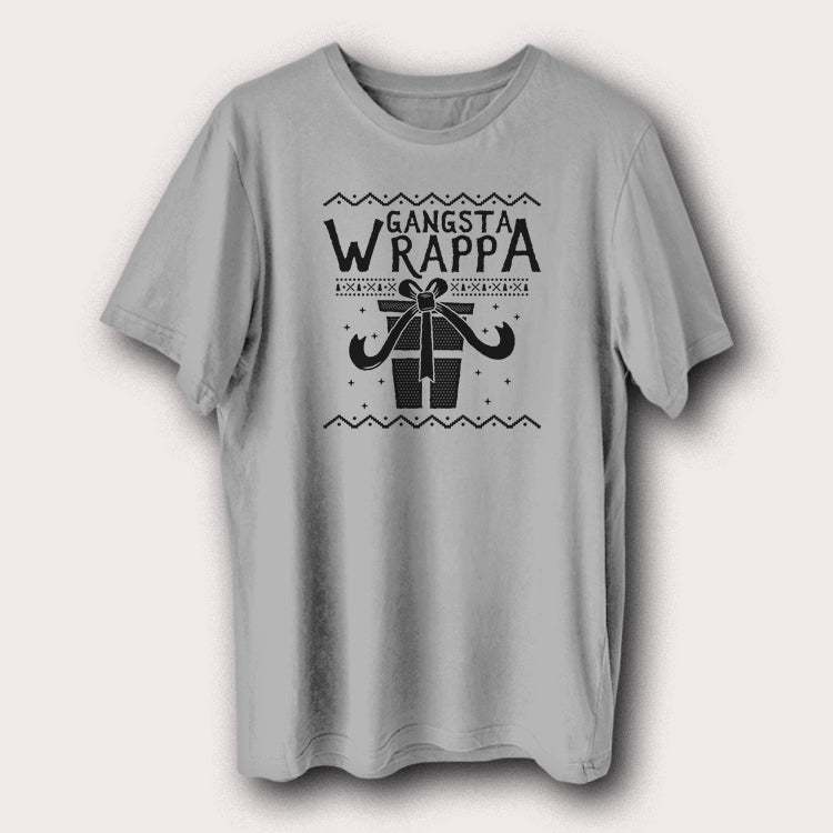 Gangsta Wrappa Gift Christmas Day Xmas Santa Men's T-Shirt