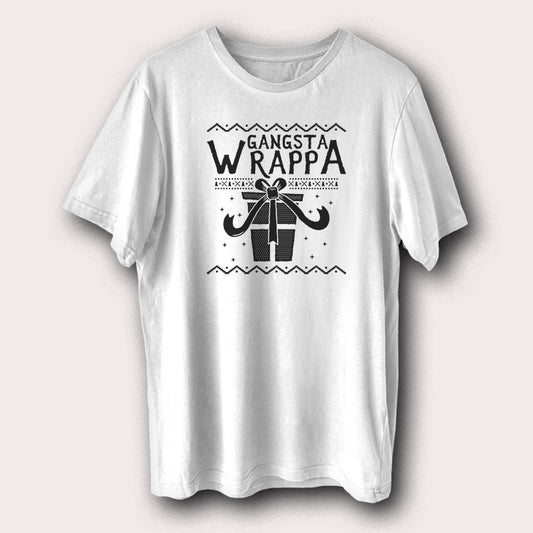 Gangsta Wrappa Gift Christmas Day Xmas Santa Men's T-Shirt