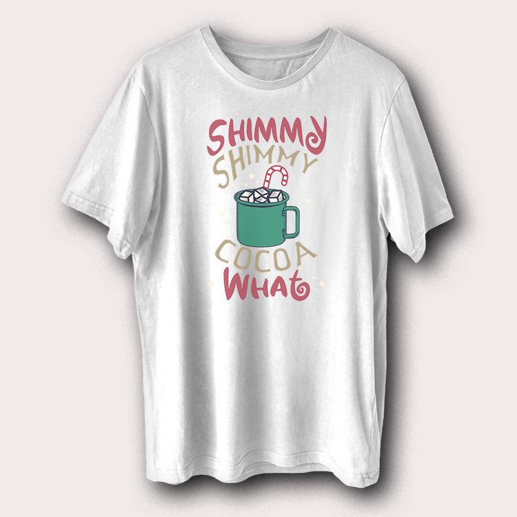 Shimmy Shimmy Cocoa What Funny Christmas Day Xmas Santa Men's T-Shirt