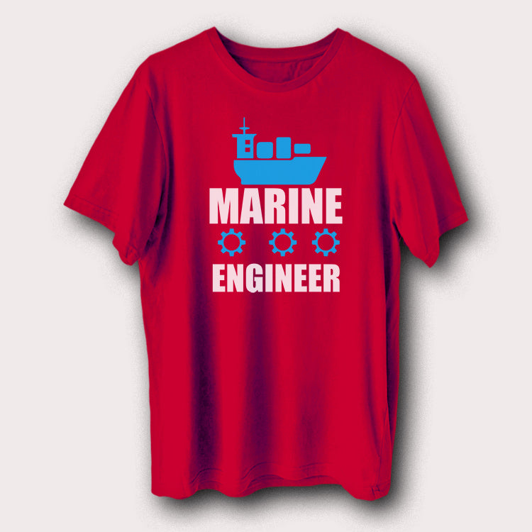 Marine Engineer Ship Working Engineering Men's T-Shirt