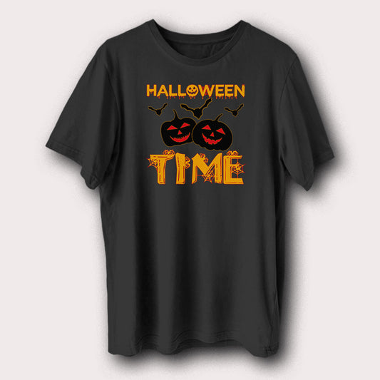 Halloween Time Scary Pumpkins & Bats Halloween Day Men's T-Shirt
