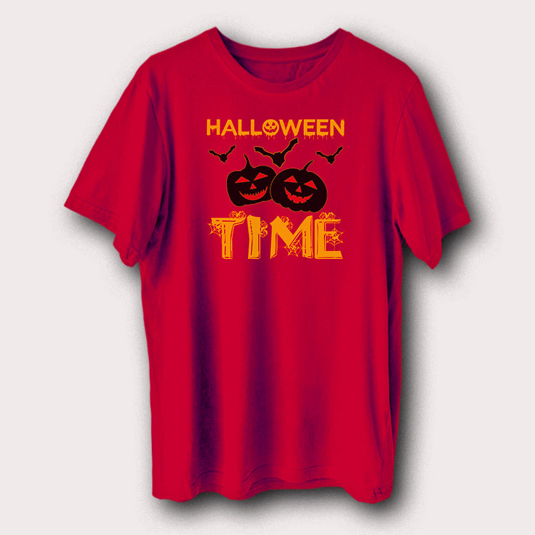 Halloween Time Scary Pumpkins & Bats Halloween Day Men's T-Shirt