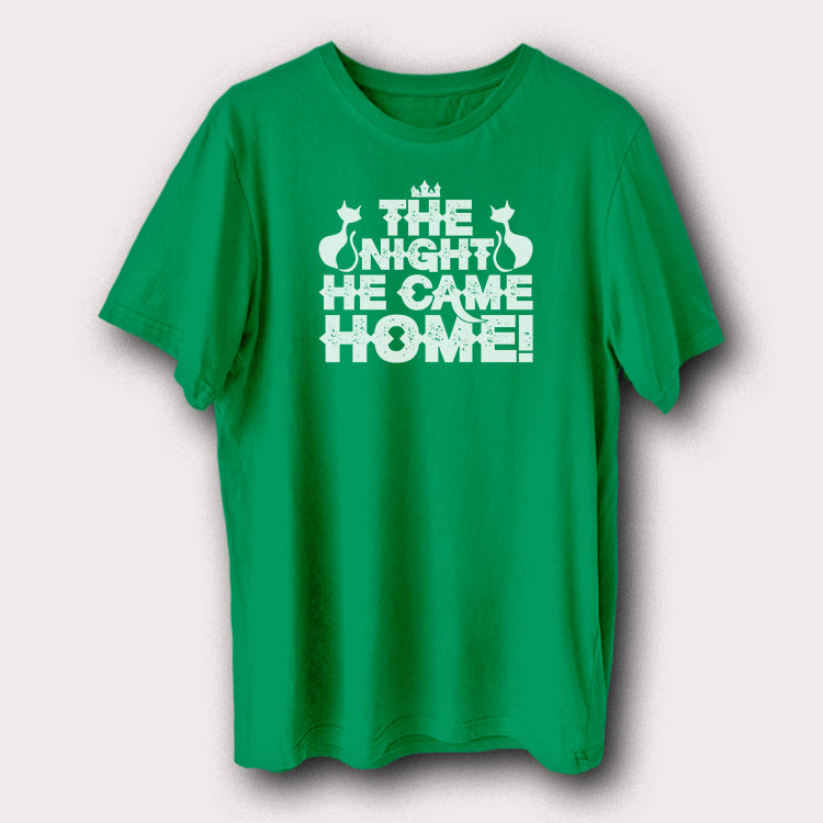 The Night He Came Home Scary Cats Halloween Day Men's T-Shirt